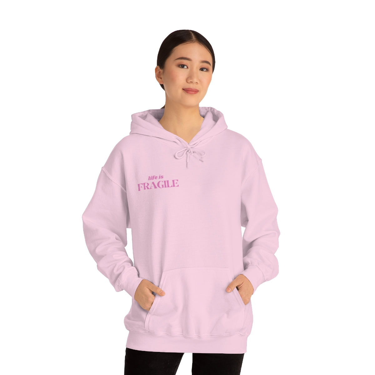 Life is fragile hoodie