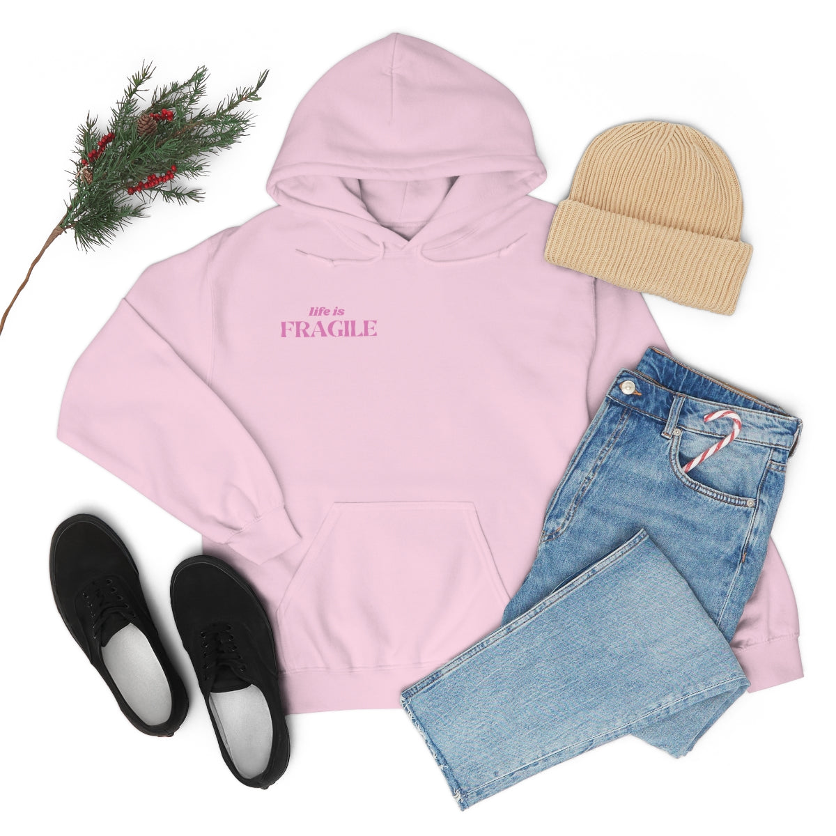 Life is fragile hoodie