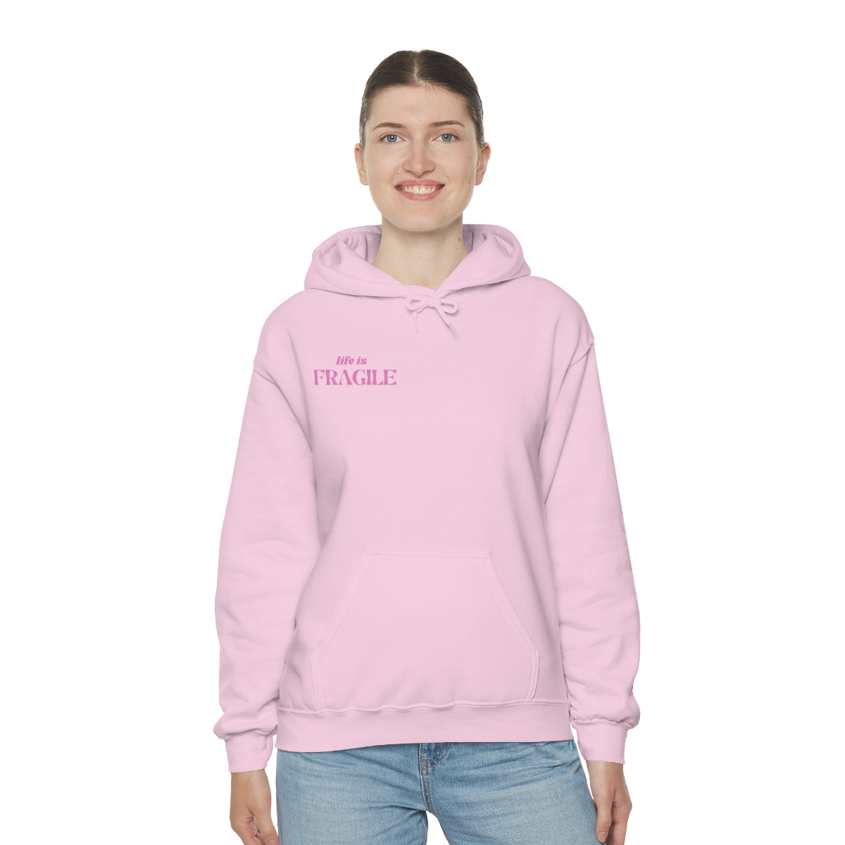 Life is fragile hoodie