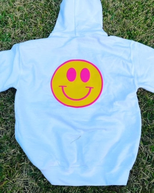 WHY WE MADE IT: The be happy hoodie